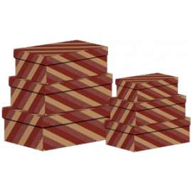 Scatole Regalo  ARABESQUE RETTANGOLARI set 6pz