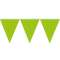 Party FESTONE BANDIERA PLASTICA VERDE LIME 10mt