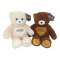 Giochi ORSO PELUCHE BIANCA E BRUNO 27cm