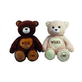 Giochi ORSO PELUCHE BIANCA E BRUNO 38cm