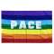 BANDIERA PACE C/LACCI SENZA ASTA 100x140cm