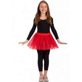 Halloween TUTU' ROSSO BAMBINA 30cm