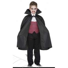 Halloween MANTELLO NERO PER BAMBINI