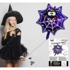 Halloween METAL BALLOON RAGNATELA 54-65cm