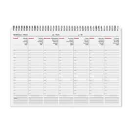 Agende 202X - Sottomano SPIRALATO 34x24cm.  .STW-SM