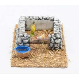 PRESEPE PAESAGGI POLLAIO 19x12cm