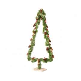 ALBERO C/GHIRLANDA PINO E LED 70cm .PP1