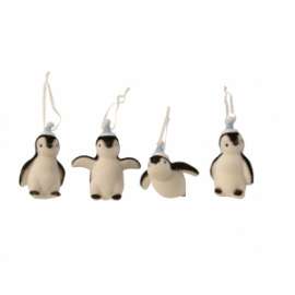 Addobbo Albero PINGUINI ASSORTITI h.8/9cm