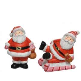 BABBO NATALE IN TERRACOTTA h.10,5cm