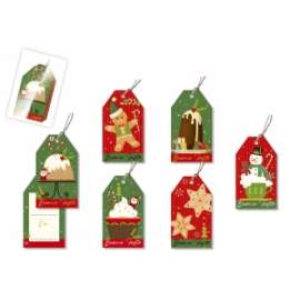 Segnapacco Natale DOLCI conf.25blister da 4pz