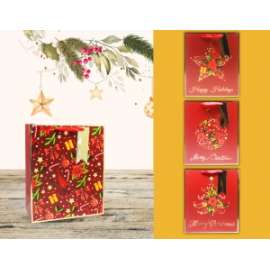 Shopper Natale XMAS RED 12x7x16,5cm