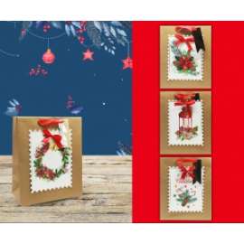 Shopper Natale POSTACARD SMALL 