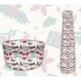 Scatole Natale TONDE MERRY XMAS Set 10pz