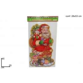 FUORIPORTA BABBO NATALE GLITTER .73847