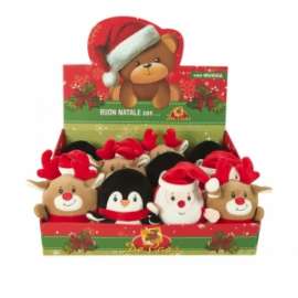 Peluche  SOGGETTI NATALE ASSORTITI 15cm