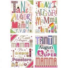 Biglietti Mamma FANTASIE ASSORTITE conf.12pz