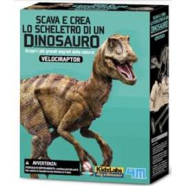 Giochi SCAVA E CREA LO SCHELETRO DI UN VELOCIRAPTOR