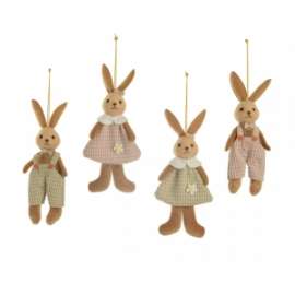 Pasqua CONIGLIETTI VARI C/VESTITO DA  APPENDERE