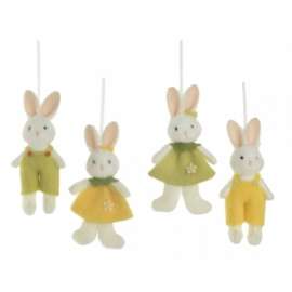 Pasqua CONIGLIETTI VARI C/VESTITO DA  APPENDERE
