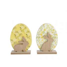 Pasqua UOVA DECORATE C/BASE h.24cm