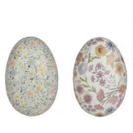 Pasqua UOVA DECORATE FLOREALI IN CARTA h15cm