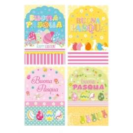 Biglietti Pasqua FANTASIE ASSORTITE conf.12pz