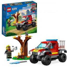 Giochi LEGO City - 60393 - SOCCORSO SUL FUORISTRADA DEI POMPIERI