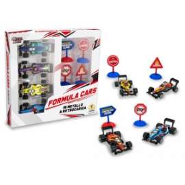 Giochi RACING CAR C/SEGNALI STRADALI A RETROCARICA