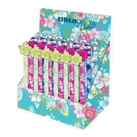 TU Vintage - DISPLAY 24 PENNE CANCELLABLI - 12 BLU + 12 ROSSO .PE24 