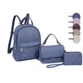 ZAINO DONNA Renato Balestra SET 3pz COLORI ASSORTITI