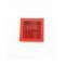 SCATOLINA QUADRATA ROSSA 4 SCOMPARTI  9x9x2,7