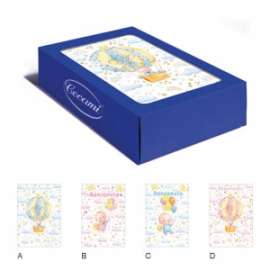 Biglietti Nascita FANTASIE ASSORTITE conf.12pz