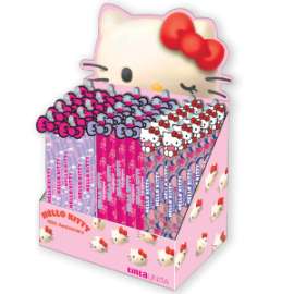 DISPLAY 36 PENNE CANCELLABILI TU Hello Kitty - INK NERO E ROSSO 