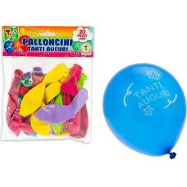 Party PALLONCINI TANTI AUGURI 25cm conf.20pz