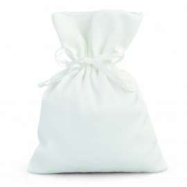 Sacchetto RASO BIANCO 10x14cm