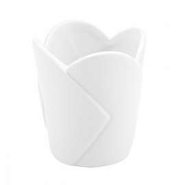 *OFFERTA VASETTO CERAMICA BIANCO 8,8x8,8x7cm 