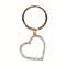 PORTACHIAVI CUORE STRASS ORO