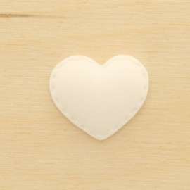 CUORE IN GESSO 3cm -1 set da 12pz