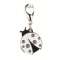 CHARM COCCINELLA BIANCO/BEIGE