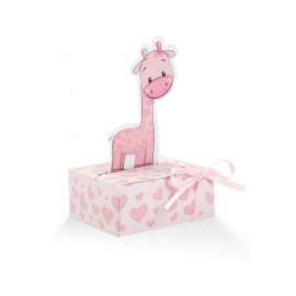 SCATOLINA CUCCIOLO GIRAFFA COL.ROSA