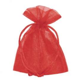 SACCHETTO ORGANZA 7,5x10cm COL. ROSSO