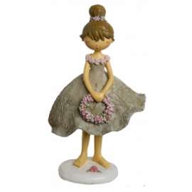 BIMBA C/VESTITO BEIGE h.20,5cm