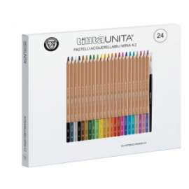 PASTELLI tintaUNITA 4.2 ACQUERELLABILI 24 colori .63406