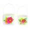 SECCHIELLI FELTRO C/FIORI Set 2pz