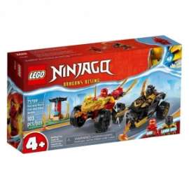 Giochi LEGO Ninjago - 71789- BATTAGLIA SU AUTO E MOTO DI KAI E RAS