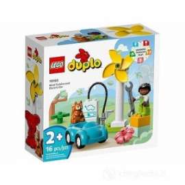 Giochi LEGO Duplo - 10985 - TURBINA EOLICA E AUTO ELETTRICA