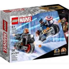 Giochi LEGO Marvell- 76260 - MOTOCICLETTE DI BLACK WIDOW E CAPITAIN AMERICA