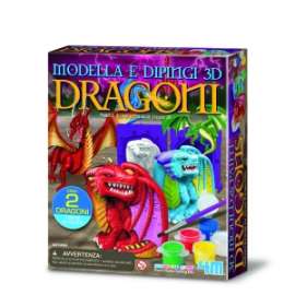 Giochi MODELLA & DIPINGI - DRAGONI 3D
