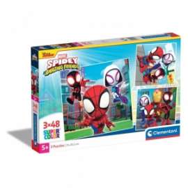 Giochi PUZZLE - 3x48 - SPIDY AND FRIENDS