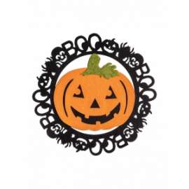 Halloween DECORAZIONE ZUCCA CON GLITTER